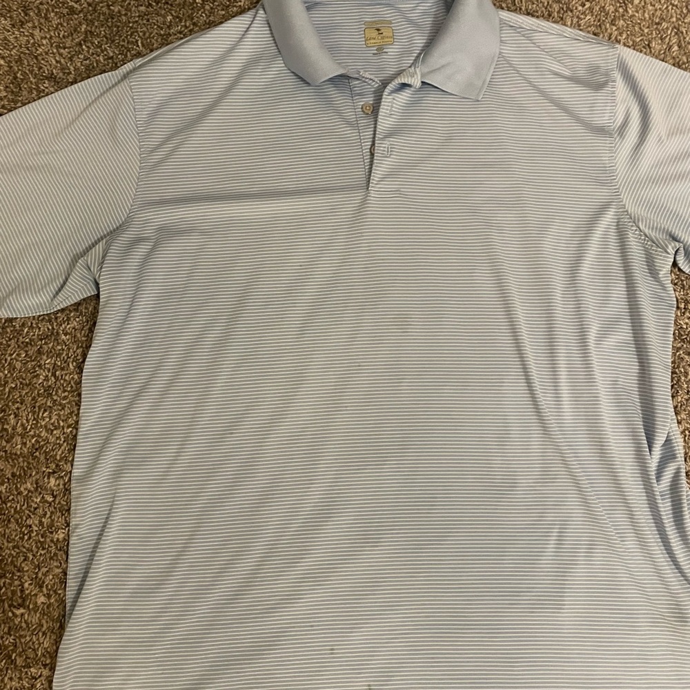 Men’s Striped Golf Polo